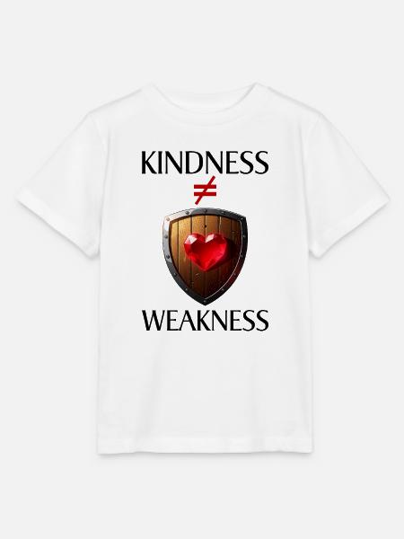 Verwechsle Güte nicht mit Schwäche - Stanley/Stella Kinder T-Shirt MINI CREATOR - Weiß