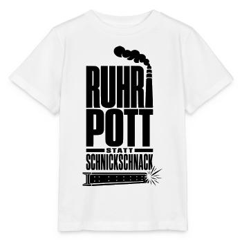 Ruhrpott statt Schnickschnack - Stanley/Stella Kinder T-Shirt MINI CREATOR  - Weiß - Vorne - Maike (125cm)