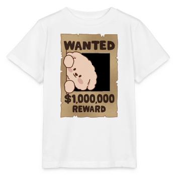 Hund gesucht - Stanley/Stella Kinder T-Shirt MINI CREATOR  - Weiß - Vorne - Maike (125cm)