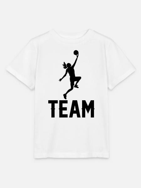 Frauen Basketball - Stanley/Stella Kinder T-Shirt MINI CREATOR - Weiß