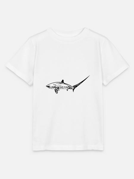 Eleganter Fuchshai - Stanley/Stella Kinder T-Shirt MINI CREATOR - Weiß
