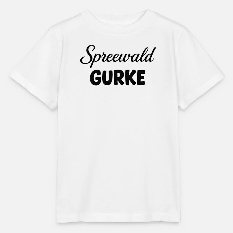 Spreewald Gurke Design - Stanley/Stella Kinder T-Shirt MINI CREATOR - Weiß