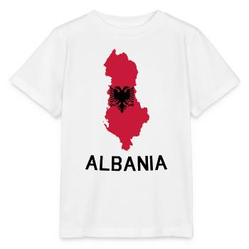 Albanie - T-shirt bio MINI CREATOR Stanley/Stella Enfant - blanc - Devant - Maike (125cm)