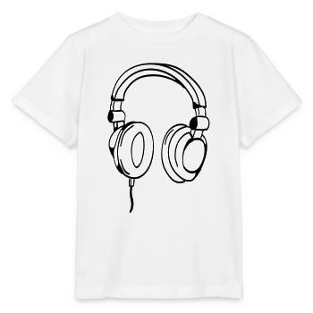 casque - T-shirt bio MINI CREATOR Stanley/Stella Enfant - blanc - Devant - Maike (125cm)