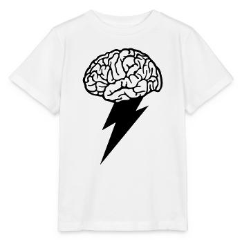 Brain Storm - Stanley/Stella Kinder T-Shirt MINI CREATOR  - Weiß - Vorne - Maike (125cm)