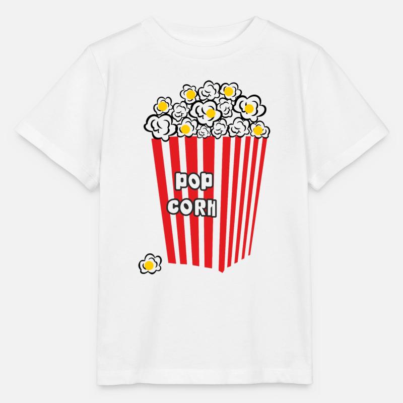 Popcorn - Stanley/Stella Kinder T-Shirt MINI CREATOR  - Weiß