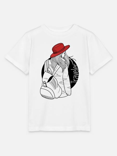 Reisenden - Stanley/Stella Kinder T-Shirt MINI CREATOR - Weiß