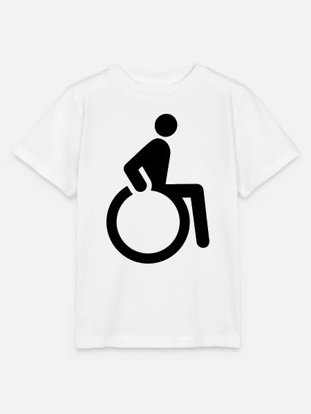 Rollstuhl - Stanley/Stella Kinder T-Shirt MINI CREATOR - Weiß