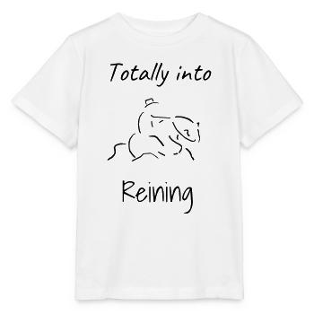 Totalement dans reining - T-shirt bio MINI CREATOR Stanley/Stella Enfant - blanc - Devant - Maike (125cm)