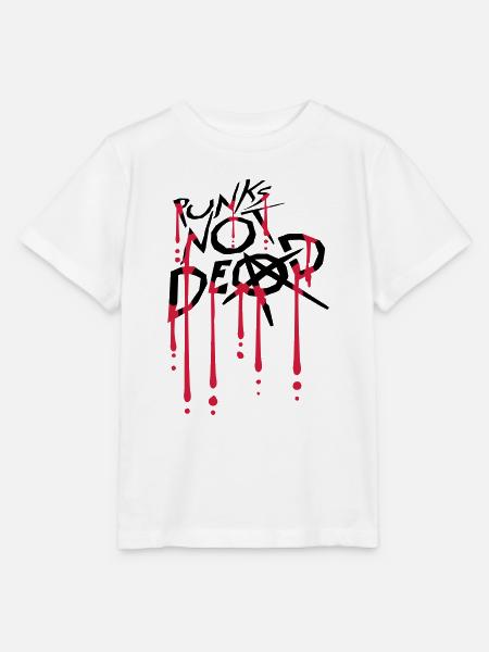 punks not dead Zitat - Stanley/Stella Kinder T-Shirt MINI CREATOR - Weiß