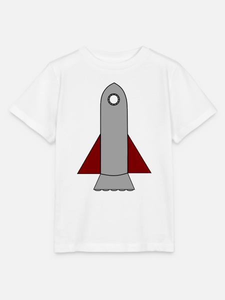 Spaceship - Stanley/Stella Kinder T-Shirt MINI CREATOR - Weiß