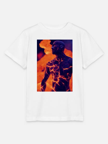 Lava Mann - Stanley/Stella Kinder T-Shirt MINI CREATOR - Weiß