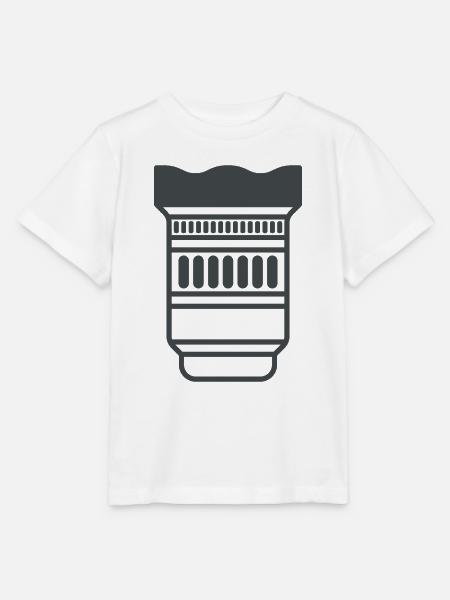 Kameraobjektiv - Stanley/Stella Kinder T-Shirt MINI CREATOR  - Weiß