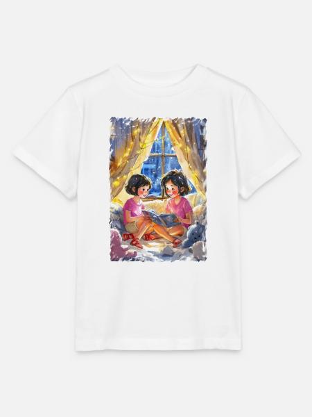 Bau einer Deckenfestung - Stanley/Stella Kinder T-Shirt MINI CREATOR - Weiß