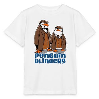Pinguin Lustige Tiere - Stanley/Stella Kinder T-Shirt MINI CREATOR  - Weiß - Vorne - Maike (125cm)