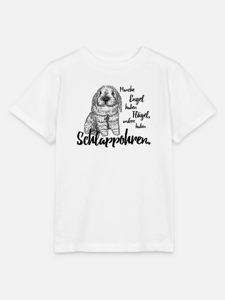 Engel Flügel Schlappohren Kaninchen Zwergwidder - Stanley/Stella Kinder T-Shirt MINI CREATOR - Weiß
