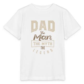 Dad The Myth The Legend - Stanley/Stella MINI CREATOR Kids’ T-Shirt - white - Front - Maike (125cm)