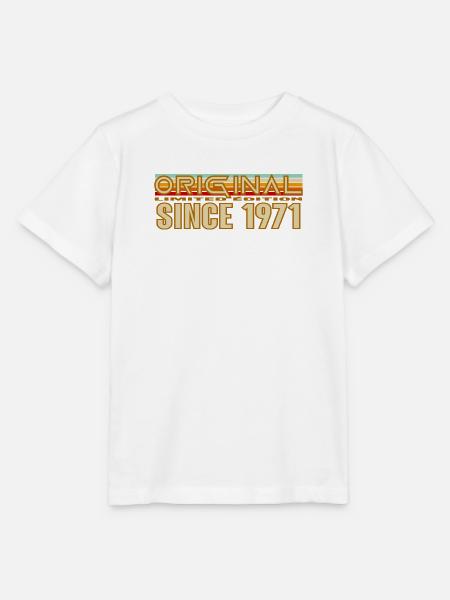 Original seit 1971 Retro-Logo - Stanley/Stella Kinder T-Shirt MINI CREATOR - Weiß