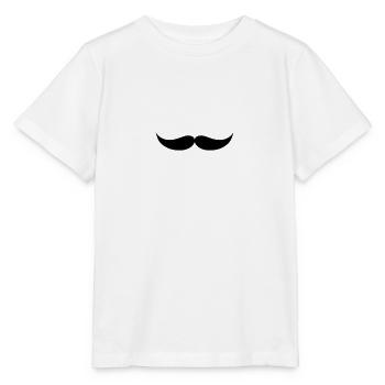 mustach mask - Stanley/Stella Kinder T-Shirt MINI CREATOR  - Weiß - Vorne - Maike (125cm)