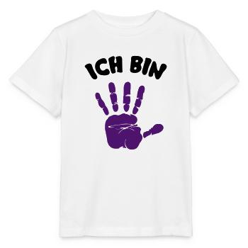 ich bin 5 - Stanley/Stella Kinder T-Shirt MINI CREATOR  - Weiß - Vorne - Maike (125cm)