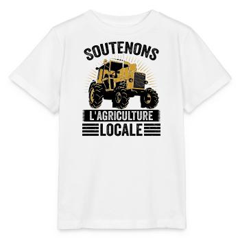 Soutenons L'agriculture Locale - T-shirt bio MINI CREATOR Stanley/Stella Enfant - blanc - Devant - Maike (125cm)
