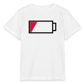 Battery empty - Stanley/Stella MINI CREATOR Kids’ T-Shirt - white - Front - Maike (125cm)