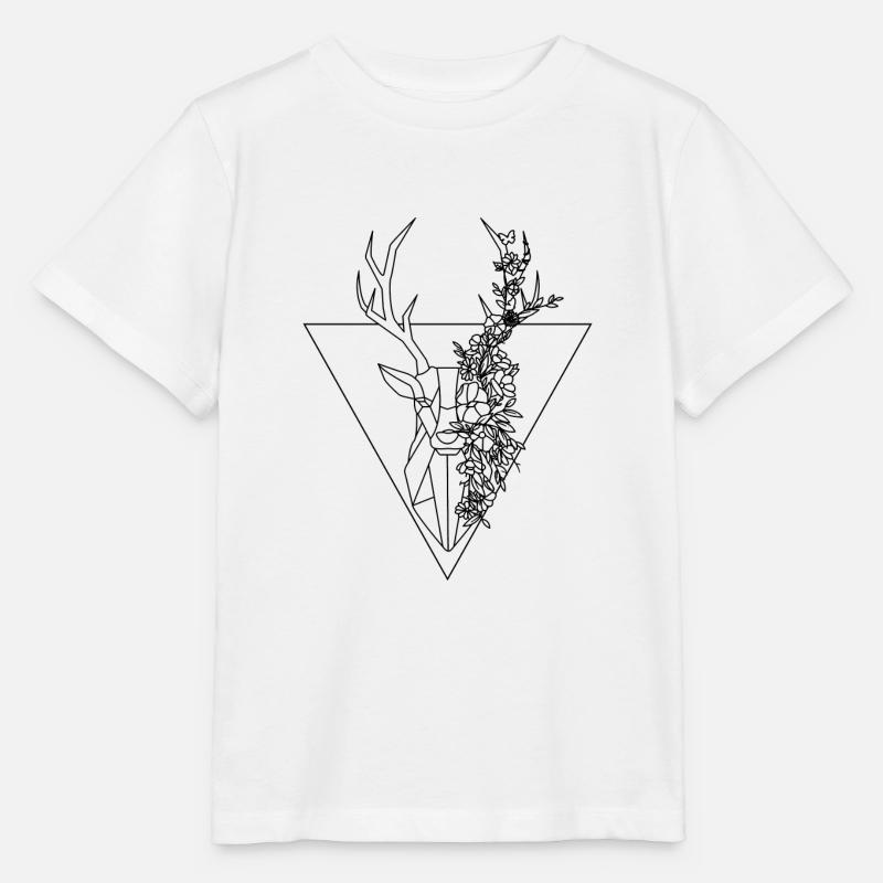 Rentiere - Hirsche - Stanley/Stella Kinder T-Shirt MINI CREATOR  - Weiß