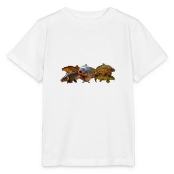 carp gang - Stanley/Stella MINI CREATOR Kids’ T-Shirt - white - Front - Maike (125cm)
