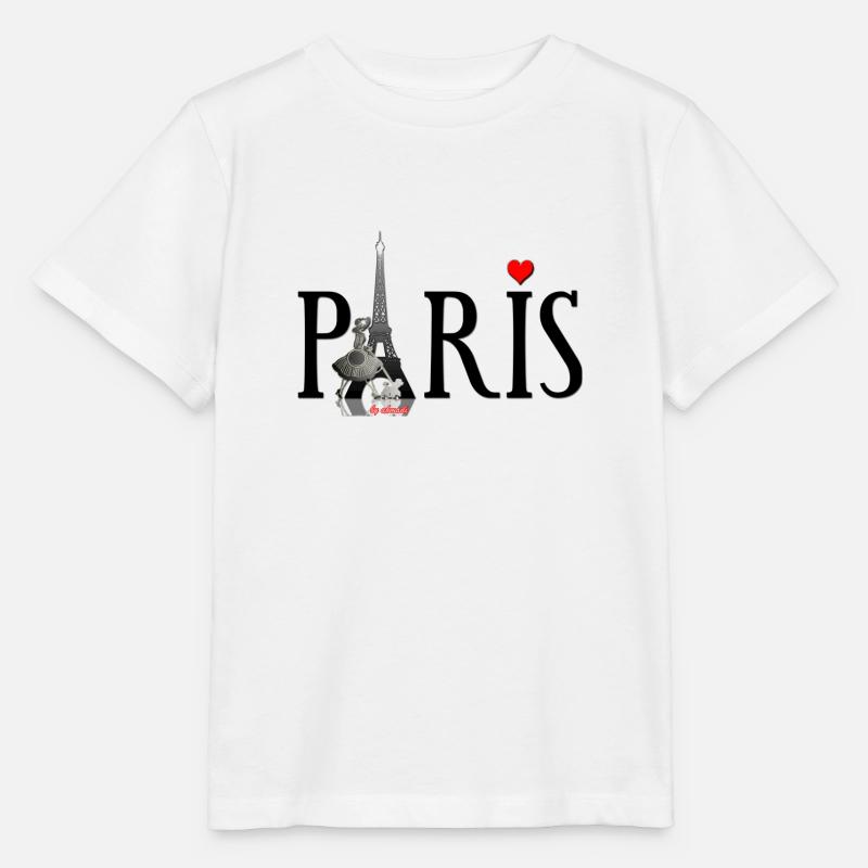 Paris - Stanley/Stella Kinder T-Shirt MINI CREATOR  - Weiß