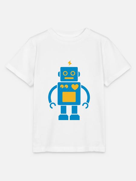 Roboter / Robot #2_2c - Stanley/Stella Kinder T-Shirt MINI CREATOR  - Weiß