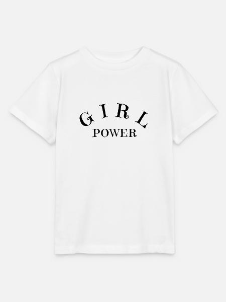 Girl power - Stanley/Stella Kinder T-Shirt MINI CREATOR - Weiß