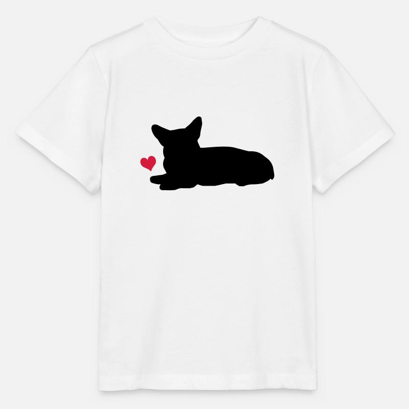 Corgi - T-shirt bio MINI CREATOR Stanley/Stella Enfant - blanc