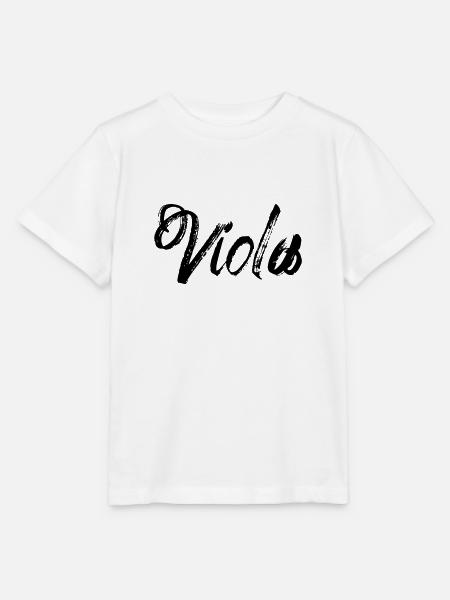 Viola - Stanley/Stella Kinder T-Shirt MINI CREATOR - Weiß