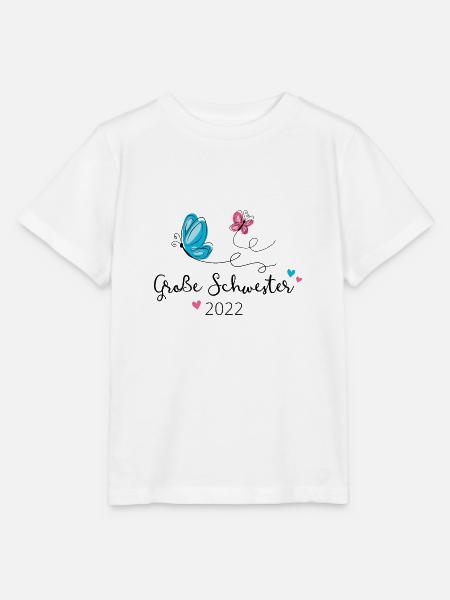 Große Schwester 2022 - Stanley/Stella Kinder T-Shirt MINI CREATOR - Weiß