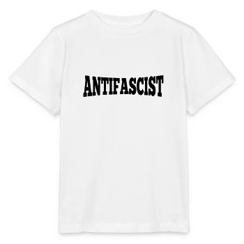 Antifascist - Antifaschist - Stanley/Stella Kinder T-Shirt MINI CREATOR  - Weiß - Vorne - Maike (125cm)