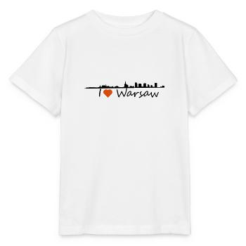 Ich liebe Warschau - Stanley/Stella Kinder T-Shirt MINI CREATOR  - Weiß - Vorne - Maike (125cm)