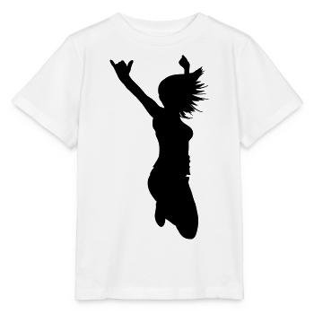 Silhouette Woman - Stanley/Stella MINI CREATOR Kids’ T-Shirt - white - Front - Maike (125cm)