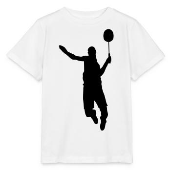 Tennis Badminton Federball Spieler Geschenk - Stanley/Stella Kinder T-Shirt MINI CREATOR  - Weiß - Vorne - Maike (125cm)
