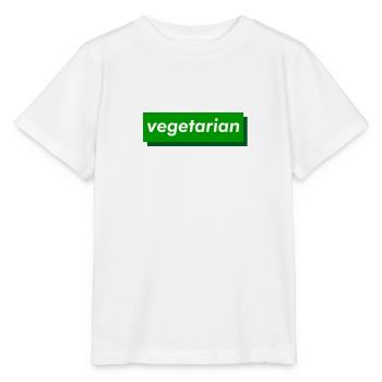vegetarian - Stanley/Stella MINI CREATOR Kids’ T-Shirt - white - Front - Maike (125cm)