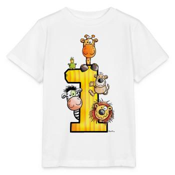 eerste Verjaardag - Stanley/Stella Kinder-T-shirt MINI CREATOR  - wit - Voor - Maike (125cm)