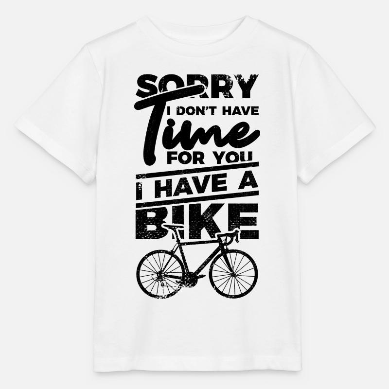 Bicycle slogan - Stanley/Stella MINI CREATOR Kids’ T-Shirt - white