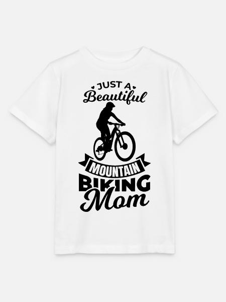 Mountainbiking Mutter - Stanley/Stella Kinder T-Shirt MINI CREATOR - Weiß