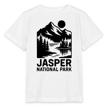 Parc national Jasper - T-shirt bio MINI CREATOR Stanley/Stella Enfant - blanc - Devant - Maike (125cm)