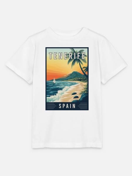 Erleben Sie die Kanarischen Inseln und Teneriffa in Spanien - Stanley/Stella Kinder T-Shirt MINI CREATOR - Weiß