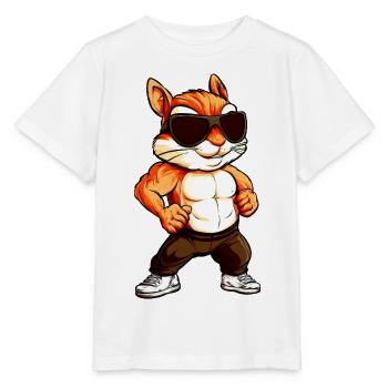 Cool chipmunk - Stanley/Stella MINI CREATOR Kids’ T-Shirt - white - Front - Maike (125cm)