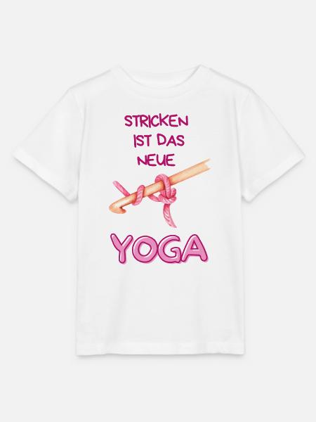 Stricken ist das neue Yoga - Stanley/Stella Kinder T-Shirt MINI CREATOR - Weiß