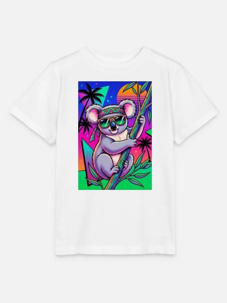 Koala - Stanley/Stella Kinder T-Shirt MINI CREATOR  - Weiß