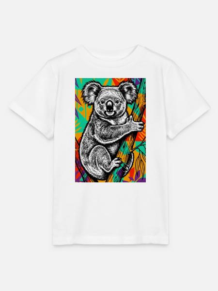 Koala - Stanley/Stella Kinder T-Shirt MINI CREATOR  - Weiß