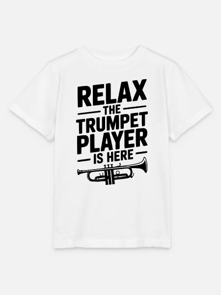 Entspann dich, der Trompeter ist da - Stanley/Stella Kinder T-Shirt MINI CREATOR  - Weiß