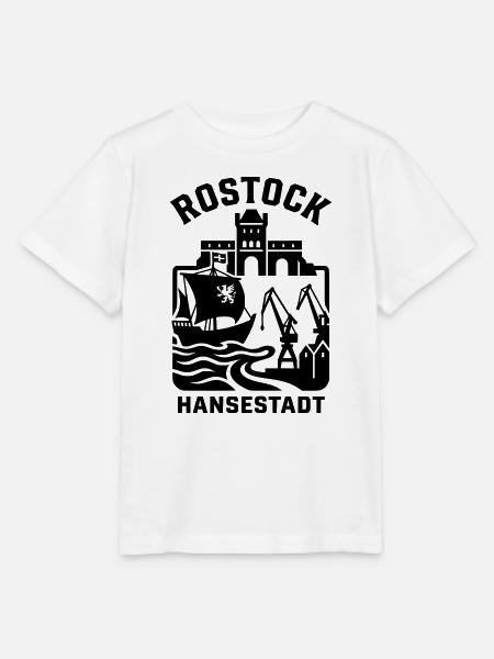 Rostock Hansestadt - Stanley/Stella Kinder T-Shirt MINI CREATOR - Weiß